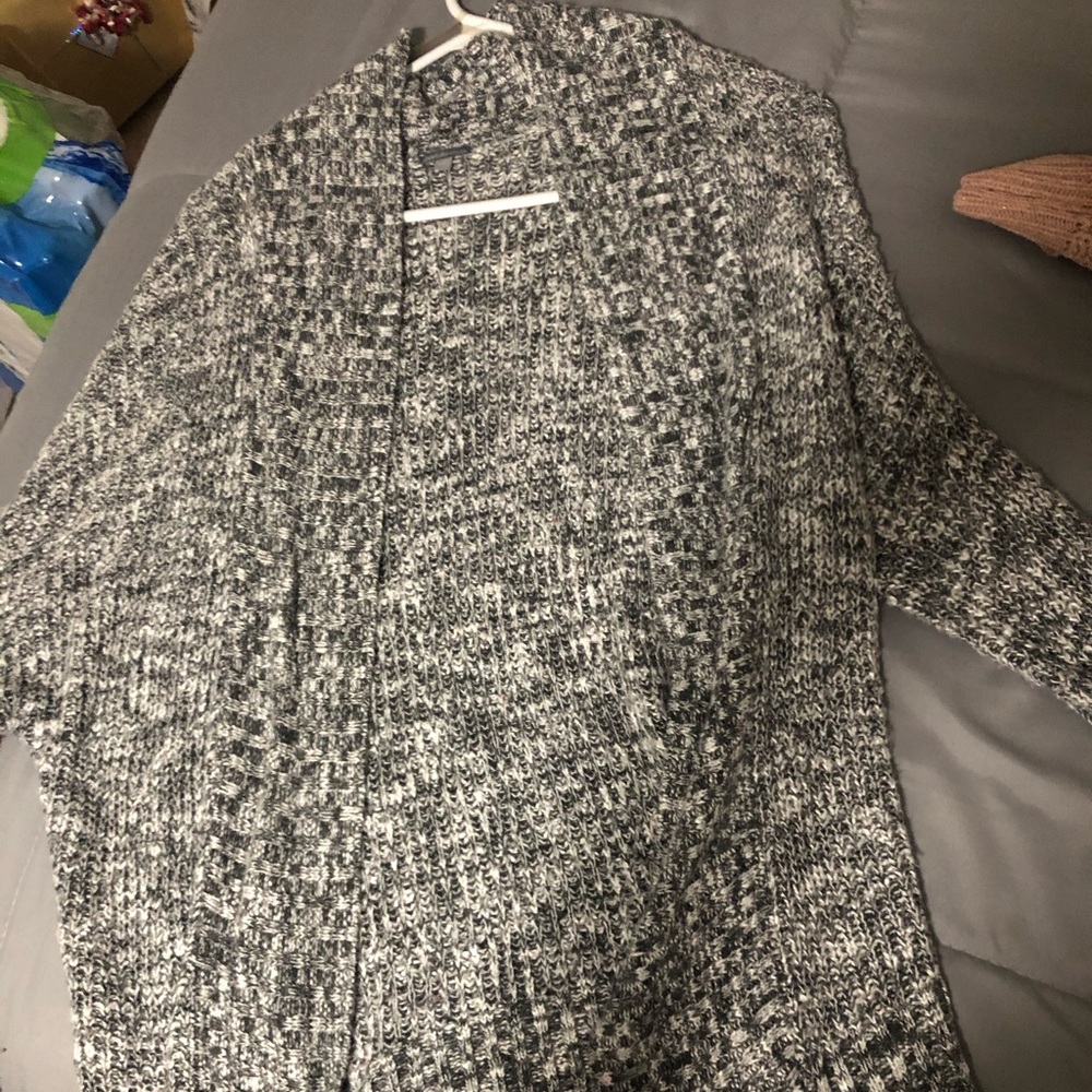 Gray cardigan